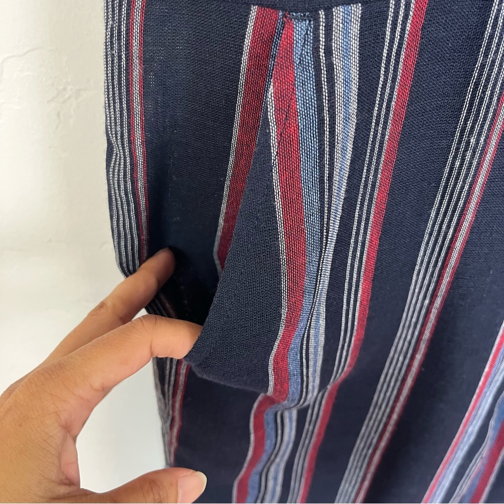 Bridge & Burn Stripe Scoop Neck Jumpsuit - Picture 5 of 10